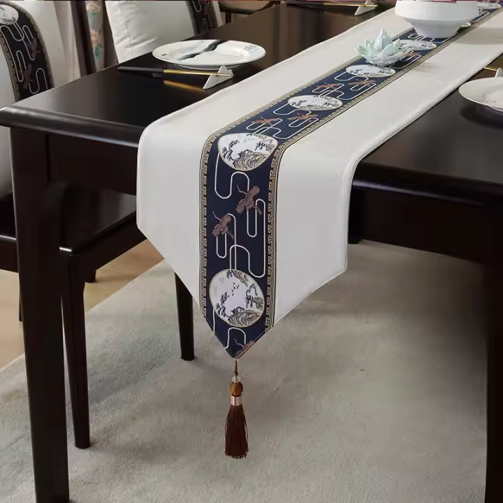 Nueva Mantelera de Mesa de Estilo Chino Impermeable Zen de Té Ceremonia - 1