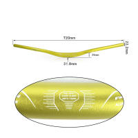 Elevador de Manillar de Bicicleta de Aleación de Aluminio FMFXTR Manillar de MTB 31.8*780/720mm - details 16
