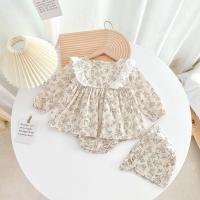 -Monos de Manga Larga para Otoño para Niñas, Ropa de Princesa, Monos, Flor, Encaje Lindo con Gorro - details 3