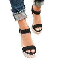 Sandalias de tacón de cuña para mujer, zapatos de verano - details 3