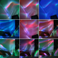 Proyector de Aurora de Arcoíris LED RGB Efecto de Luz de Baile DJ Disco - details 15