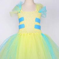 Vestido Tutu de Pescado Pato Vestido de Princesa Amarillo Brillante para Niñas - details 7