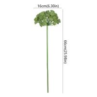 Accesorios de fotografía 66cm flor de encaje Artificial tacto Real flor falsa de plástico hecha a mano elegante planta verde sala de estar escritorio - details 0