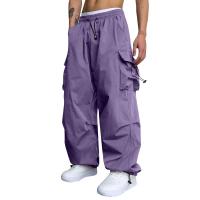 Pantalones de Sudaderas para Hombres Estilo Funcional de Cintura Alta Jogging con Múltiples Bolsillos Ropa de Trabajo Casual - details 1