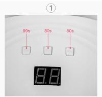 ROSALIND-Lámpara LED UV para uñas, secador de esmalte de uñas de Gel profesional con temporizador, herramientas automáticas de secado rápido, 48W - details 31