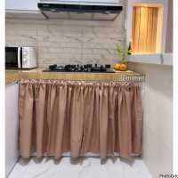 Mariyas-cortina Lisa para cocina/fregadero, cortina asequible y elegante - details 2