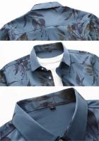 Camisa de negocios con imprimación numérica para hombres, camisas para manches longues, camisas para fumar, décontracté, fête, boîte de nuit, plage, printemps, mode automne - details 11