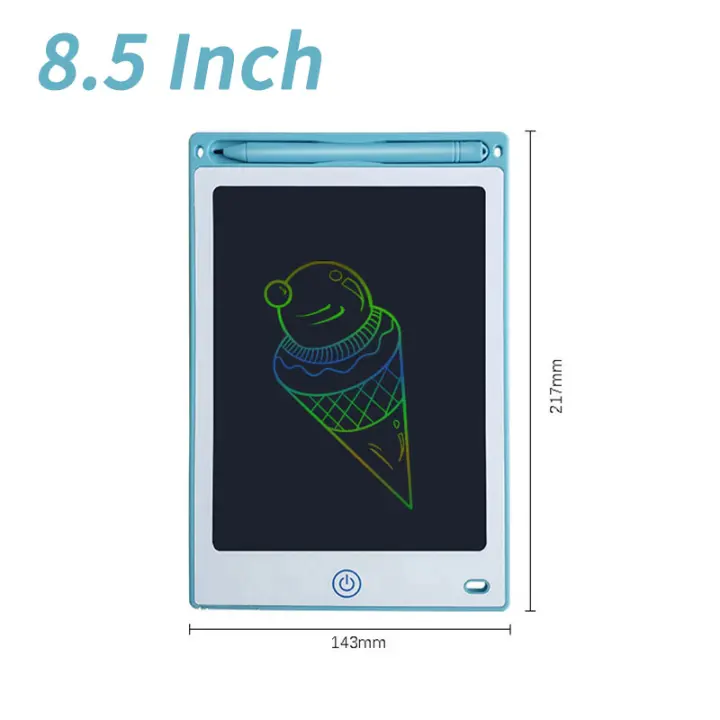 Tablero de dibujo LCD de 8,5/10/12 pulgadas, tableta de escritura con dígitos, pizarra mágica colorida para garabatos, herramienta de pintura artística, juguetes para niños, regalos para niños - 1