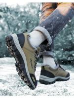 Zapatos de Senderismo Invierno para Hombres Botas Cálidas Exteriores para Acampar Antichoque Zapatillas de Escalada con Cordones RUNSUN DAILY - details 18
