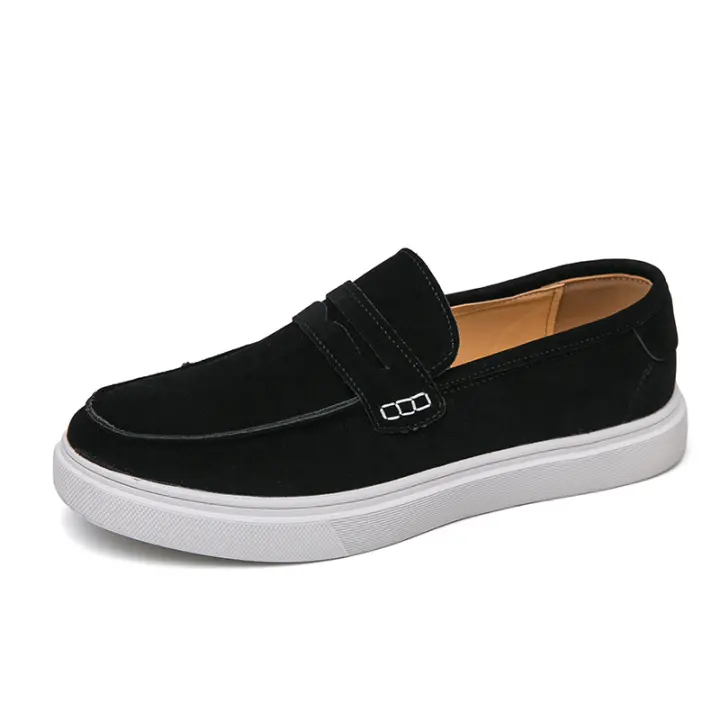 Zapatos de cuero de pasarela de moda, zapatos casuales de negocios con personalidad para hombres - 1