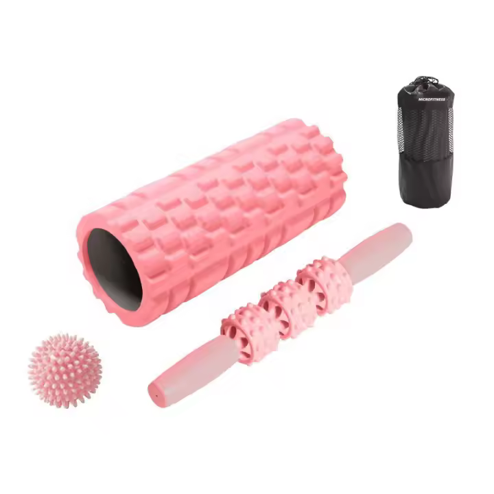 Kit de rodillos de espuma 3 en 1 para fisioterapia, alivio del dolor, ejercicio de equilibrio de liberación miofascial - 1