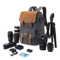 Mochilas para Cámaras, Mochila Fotografia Impermeable con Divisores Extraíble Mochila para Camara Reflex Digital DSLR - details 0