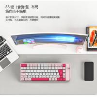 Juego de teclado y mouse en color de modo dual para entretenimiento en la oficina. - details 4