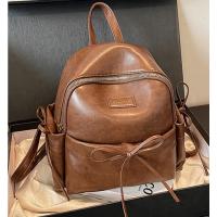 Nueva Mochila de Viaje Estilo Universitario Mochila Pequeña Casual Mochila Escolar Vintage Mujer - details 30