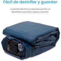 Colchón inflable matrimonial - 203 x 152 x 48 cm - con bomba eléctrica incorporada y almohada integrada - colchón inflable - details 7