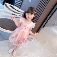 Vestido de princesa de unicornio para niñas, arcoíris, Lentejuelas, malla, Faldas para princesa, verano de cumpleaños - details 4