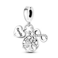 LAZA-Colgante de luciérnaga que brilla en la oscuridad, de Plata de Ley 925, compatible con Pulsera Original, collar, joyería - details 1