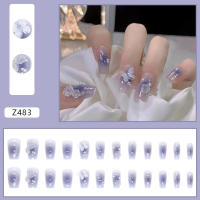 Uñas postizas de cobertura completa, 24 piezas, no fáciles de romper, para principiantes - details 1