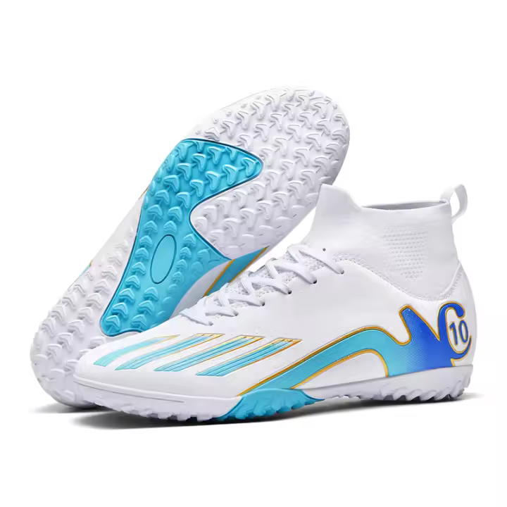 Zapatillas de fútbol, ​​tacos largos AG + tacos rotos TF, unisex, aptas para parques infantiles y terrenos arenosos y pedregosos - 1