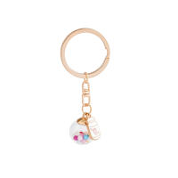 Llavero de Corazón de Niña de Dibujos Animados Coreano Creativo Llavero Colgante de Bolso para Mujer con Anillo de Joyería Sencillo - details 0