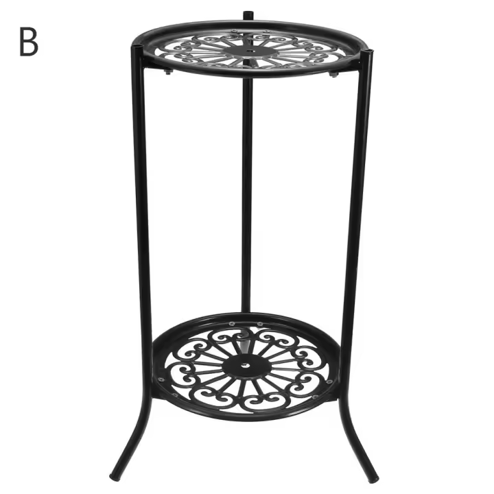 Macetero elegante y duradero para jardín, soporte para bonsái, decoración del hogar, bandejas para macetas, estante para plantas - 1
