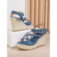 Sandalias de tacón de cuña a la moda de verano para mujer - details 1