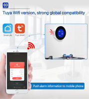 Doodle Smart WiFi Detector de Gas Alarma Inalámbrica de Fugas de Gas Combustible, Sensor de Alta Precisión, Monitoreo Remoto de Enlace Inteligente, Seguridad en la Cocina - details 5