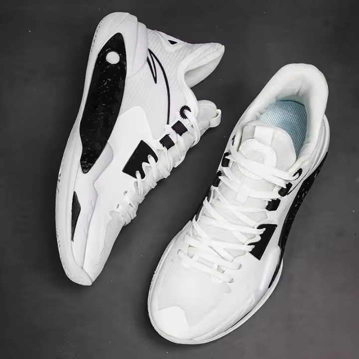 Zapatillas de baloncesto para hombre antideslizantes y transpirables |   Amortiguación para canchas de cemento – Tallas 35-45 - 1