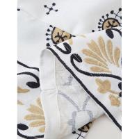 BUNO-pantalones de pierna ancha para mujer, pantalón largo recto y holgado con bordado de flores de anacardo, elegante, cintura alta, moda de verano, 2025 - details 14