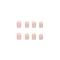 Uñas Artificiales Cómodas con Secuencias Rosa, Arte de Uñas para Mujeres, Regalo Perfecto - details 0