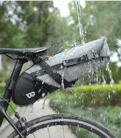 WEST BIKING-bolsa para SILLÍN de bicicleta, resistente al agua, 10L, plegable, para herramientas, para ciclismo de montaña o de carretera, 100% - details 6