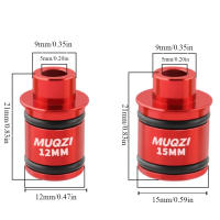 Adaptador de eje pasante para buje de bicicleta, aleación de aluminio, 12/15mm, convertidor de buje de bicicleta de liberación rápida, modificación reemplazable, 2 uds. - details 1