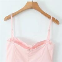 PB & ZA2025 dulce temperamento simple ajustado vestido con tirantes decorado con botones Falda corta novedad de verano ropa de mujer - details 11