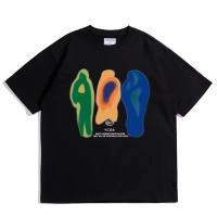Camiseta de algodón para hombre, estampado de verano de gran tamaño, gráfico YCOA Har - details 1