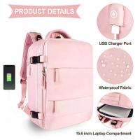 Mochila de viaje grande para mujer, mochilas de senderismo ligeras e impermeables, Bolsa Escolar sólida para deportes al aire libre, bolsas de ocio, accesorios - details 3