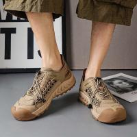 Sandalias de hombre, novedad de verano, zapatos de playa para hombre con suela blanca. Simples, transpirables y resistentes al desgaste. - details 8