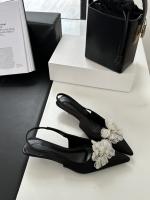 Nuevas Sandalias de Flores con Diamantes de Imitación Estilo de Hada, Viento, Tacón Grueso, Bolsa, Cabeza, Zapatos Individuales Vacíos - details 12
