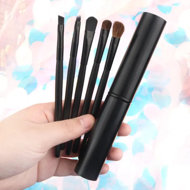 Set de  5 Brochas de Maquillaje para Mujeres Base de Sombra de Ojos Lápiz de Ojos Herramientas de Belleza Mezcla de Brochas de Maquillaje - 1