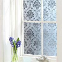 Etiqueta engomada decorativa teñida mate 3D, película autoadhesiva esmerilada de privacidad, calcomanía de ventana sin pegamento para vidrio - details 9