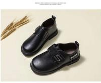 Falda de cuero PU informal para hombre de alta calidad, zapatos formales de estilo empresarial suaves y cómodos Oxford para niños - details 10