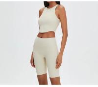 Chaleco de Yoga sin Costuras Ropa Deportiva Transpirable para Mujeres Ideal para Entrenamiento y Correr Material de Nylon Hecho en China - details 5