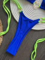 Conjunto de Bikini Halter de Color Sólido RUOTONSEPT Traje de Baño de Estilo Brasileño para Mujeres - details 15
