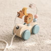 Juguetes Montessori de madera, bloques de animales, estrellas, Luna, tren envolvente, juguete de apilamiento de coordinación - details 17