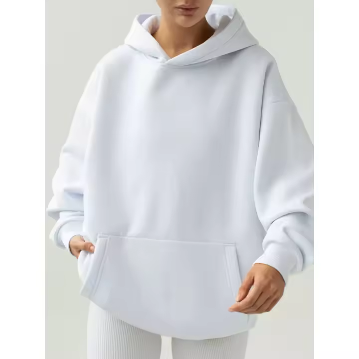 2025 nuevo otoño e invierno ropa de mujer suéter con capucha de manga larga jersey suelto casual top mujer - 1