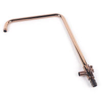 Juego de grifo de ducha de baño de oro rosa, cabezal de lluvia, mezclador de ducha, accesorio de pared - details 3