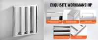 SucceBuy Filtro de campana comercial, filtro deflector de acero inoxidable para grasa, ideal para campanas extractoras de cocina comercial - details 2
