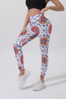 Leggings de Cintura Alta con Patrón de Loto Ideal para Yoga, Correr, Bailar Ropa Deportiva Elegante - details 6