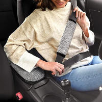 Juego de accesorios de coche para mujer, Kit de funda de asiento transpirable brillante para volante de cristal, 15 piezas - details 5