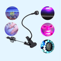 Luz UV Led Flexible Mini Secador de Gel para Arte de Uñas DIY Lámpara de Escritorio con Clip-On - details 3