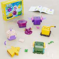 Juegos de bloques de construcción de frutas para niños, Juguetes Divertidos y Lindos, regalos coleccionables para fanáticos, cumpleaños - details 3
